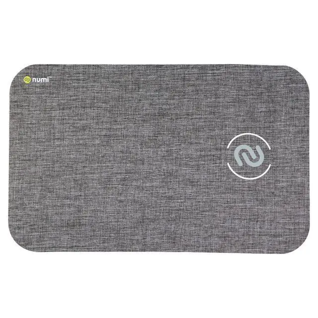Alt view image 2 of 2 - Numi Power Mat Qi Wireless Charging Mouse Mat - Gray