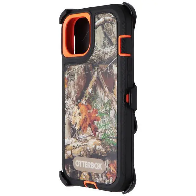 Alt view image 2 of 5 - OtterBox Defender Pro Case for Apple iPhone 15/14/13 - Realtree Blaze Edge