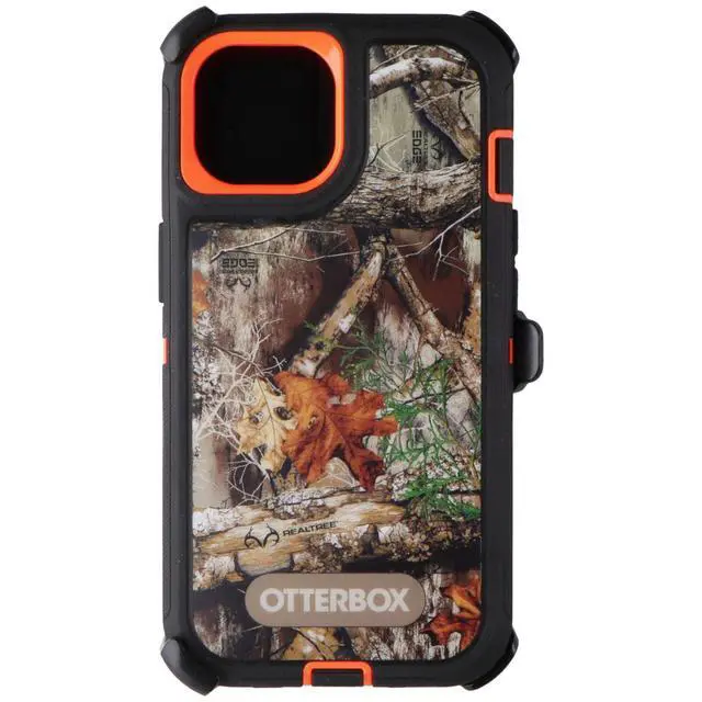 Alt view image 4 of 5 - OtterBox Defender Pro Case for Apple iPhone 15/14/13 - Realtree Blaze Edge