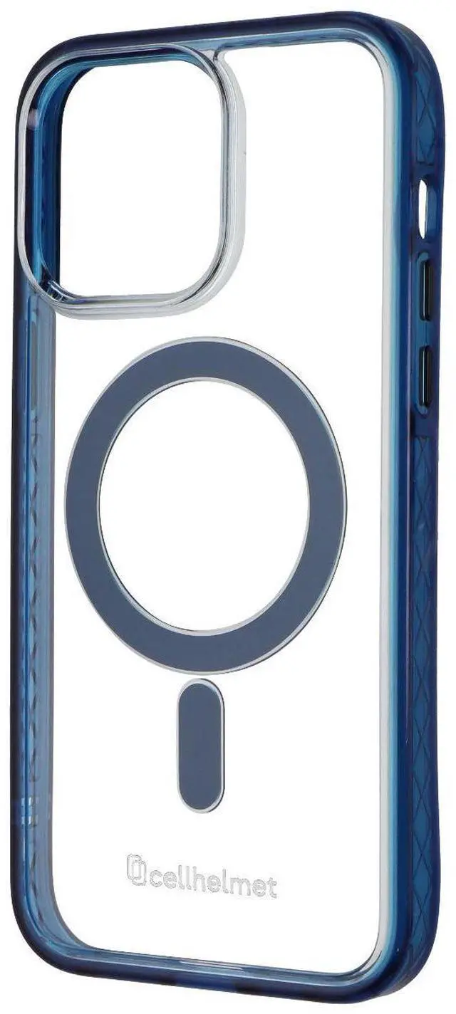Alt view image 2 of 3 - CellHelmet Magnitude Case for MagSafe for Apple iPhone 14 Pro Max - Clear/Blue