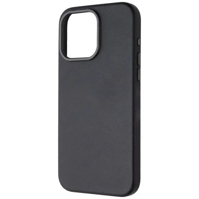 Alt view image 2 of 3 - OtterBox Symmetry Cactus Leather Case for MagSafe for iPhone 15 Pro Max Black