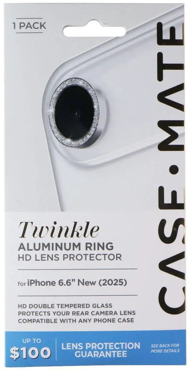 Main image of Case-Mate Aluminum Ring HD Lens Protector for Apple iPhone 17 Air - Twinkle
