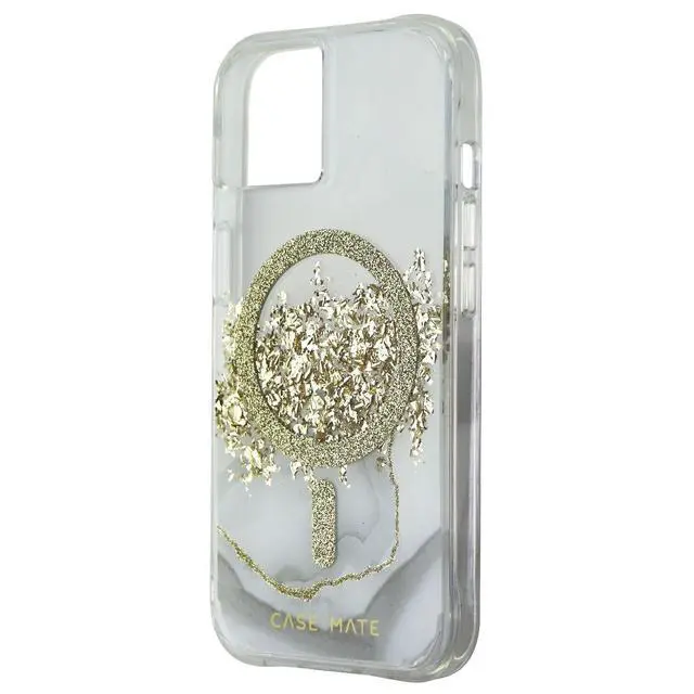 Alt view image 2 of 3 - Case-Mate Series Case for MagSafe for Apple iPhone 14 - Karat Marble