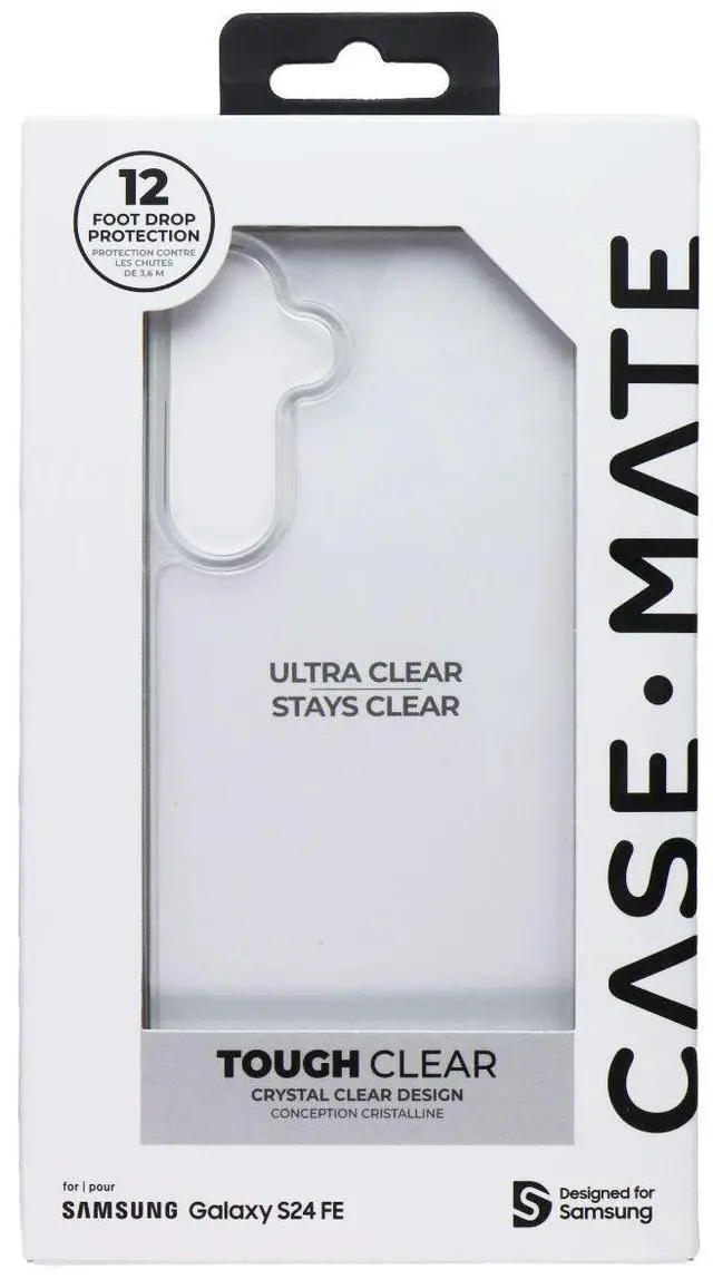 Main image of Case-Mate Tough Clear Series Case for Samsung Galaxy S24 FE - Clear