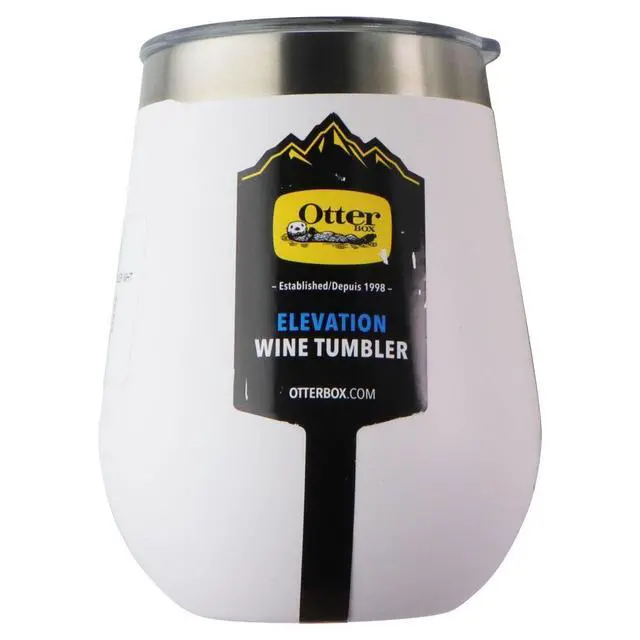 Alt view image 4 of 8 - OtterBox ELEVATION SERIES Wine Tumbler without Lid - Ice Cap White