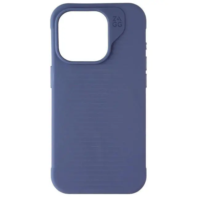 Alt view image 2 of 3 - ZAGG Luxe Series Snap Case for Apple iPhone 15 Pro - Blue