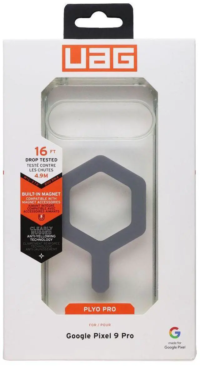 Main image of Urban Armor Gear UAG Plyo Pro Magnetic Case for Google Pixel 9 Pro - Ice/Silver