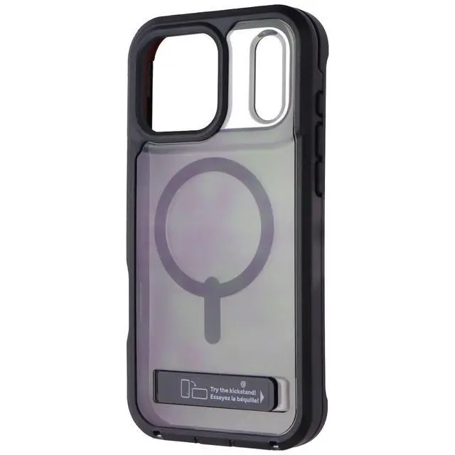 Alt view image 2 of 3 - ZAGG Rainier Case with Kickstand for MagSafe for Apple iPhone 17 Pro Max - Smoke