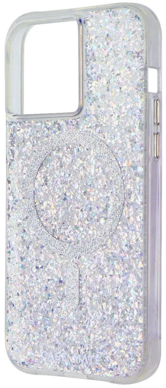 Alt view image 2 of 3 - Case-Mate Sheer Crystal Series Case for Apple iPhone 15 Pro Max - Twinkle Disco