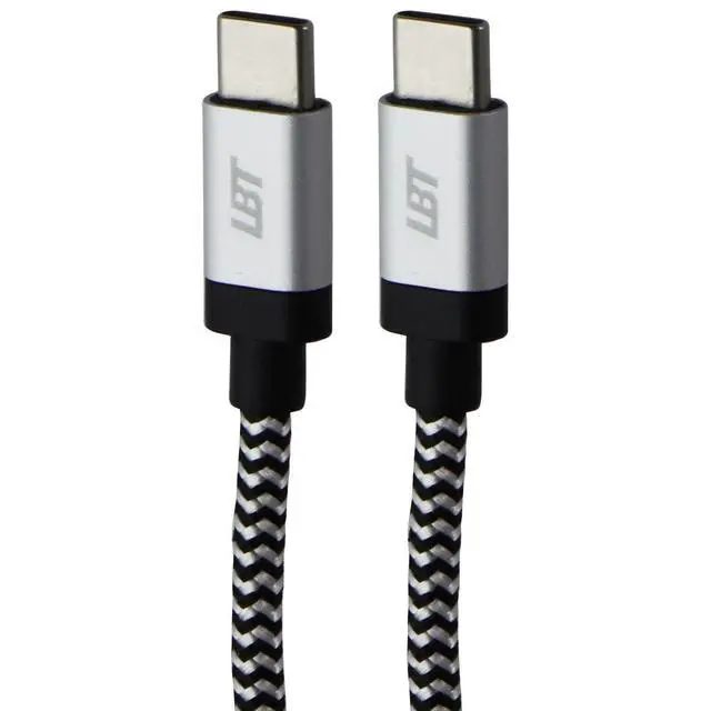 Alt view image 3 of 5 - LBT (20-Watt) Ultra Fast PD Wall Charger & 5-Ft USB-C to USB-C Cable