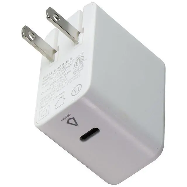 Alt view image 4 of 5 - LBT (20-Watt) Ultra Fast PD Wall Charger & 5-Ft USB-C to USB-C Cable