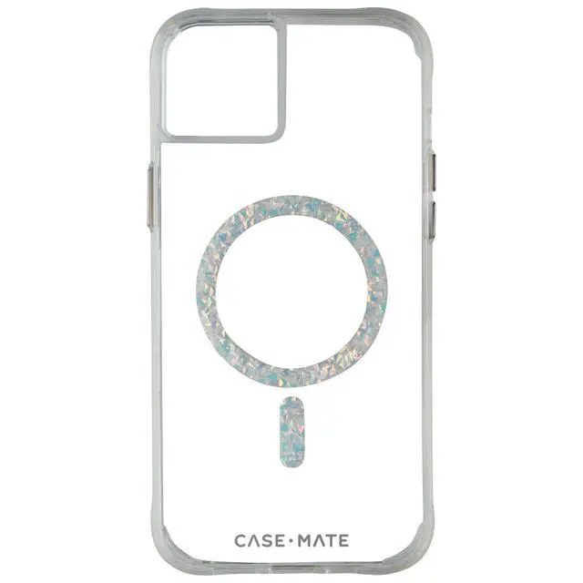 Alt view image 3 of 3 - Case-Mate Case for MagSafe for Apple iPhone 14 Plus - Clear Twinkle Diamond