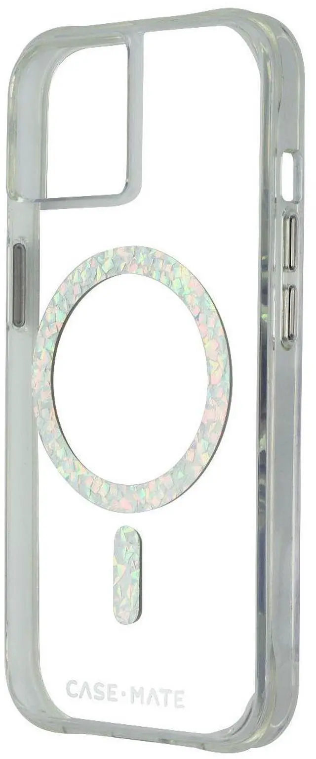Main image of Case-Mate Twinkle Clear Case for MagSafe for iPhone 14 and 13 - Clear/Diamond