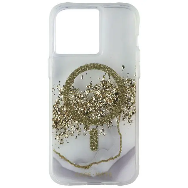 Alt view image 3 of 3 - Case-Mate Case for MagSafe for Apple iPhone 15 Pro Max - Karat Marble