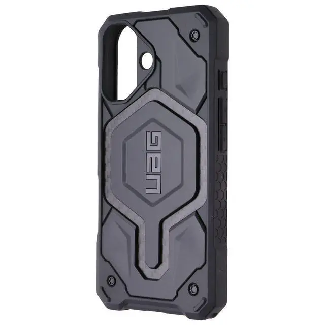 Alt view image 2 of 3 - UAG Monarch Pro Series Case for MagSafe Apple iPhone 16 - Carbon Fiber Black