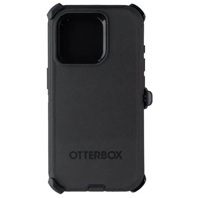 Alt view image 3 of 3 - OtterBox Defender Series Case with Holster Clip for Apple iPhone 15 Pro - Black