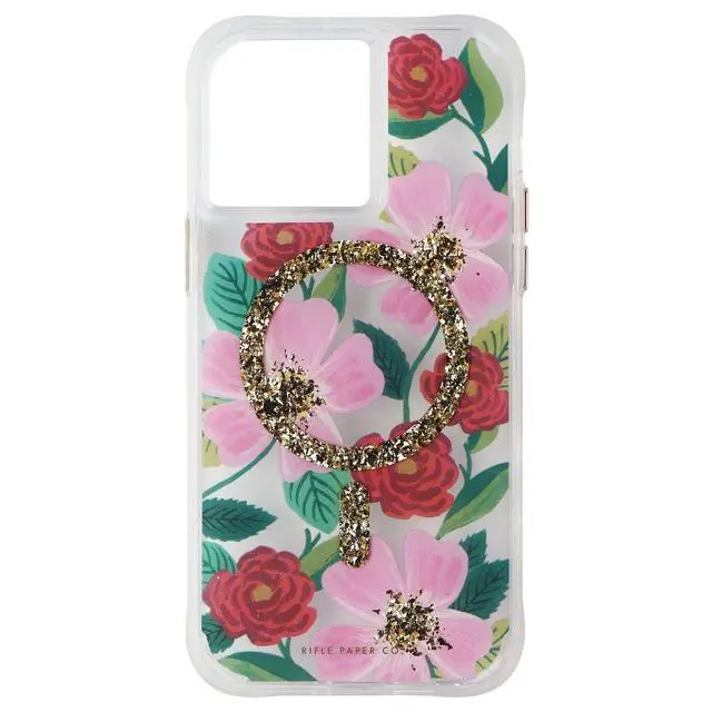 Alt view image 3 of 3 - Rifle Paper Co. Protective Case for MagSafe for iPhone 14 Pro Max - Rose Garden