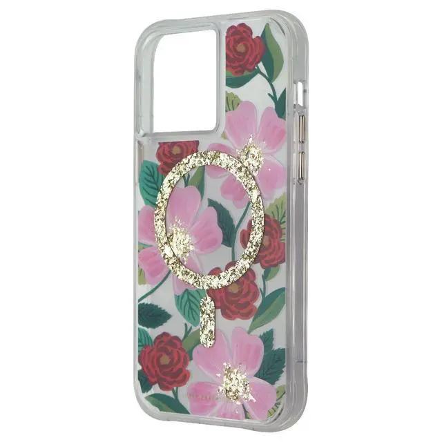 Alt view image 2 of 3 - Rifle Paper Co. Protective Case for MagSafe for iPhone 14 Pro Max - Rose Garden