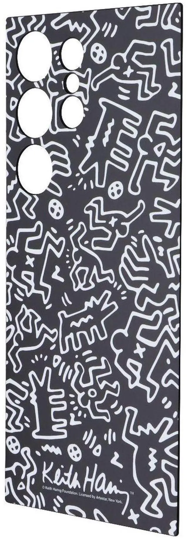 Main image of Samsung Interactive NFC Flipsuit Card for Galaxy S24 Ultra - Keith Haring Black