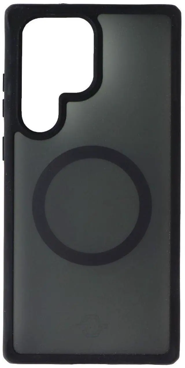 Alt view image 2 of 3 - ITSKINS Hybrid_R Frost Case for MagSafe for Samsung Galaxy S23 Ultra - Black