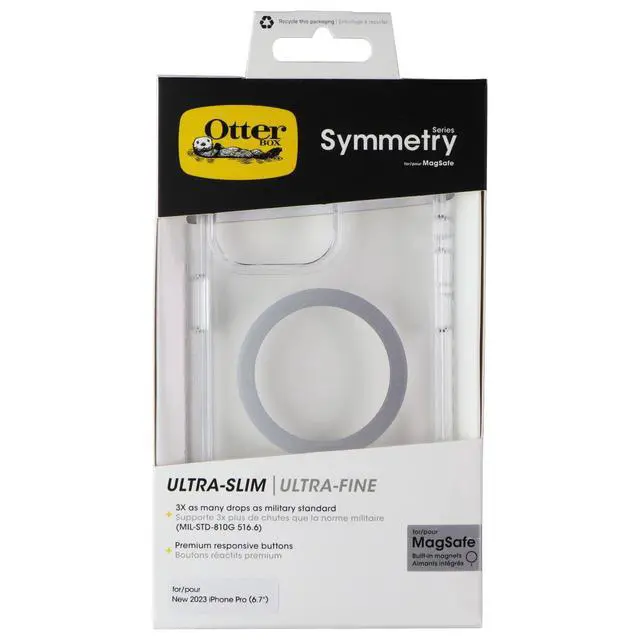 Alt view image 3 of 5 - OtterBox Symmetry Protection + Power Kit for MagSafe for iPhone 15 Pro Max