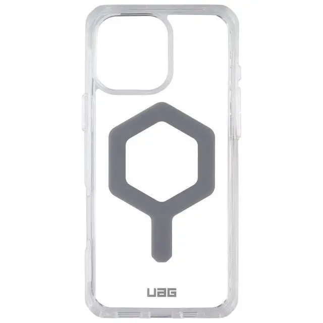 Alt view image 2 of 3 - Urban Armor Gear Plyo Series MagSafe Case for iPhone 16 Pro Max - Ice/Silver