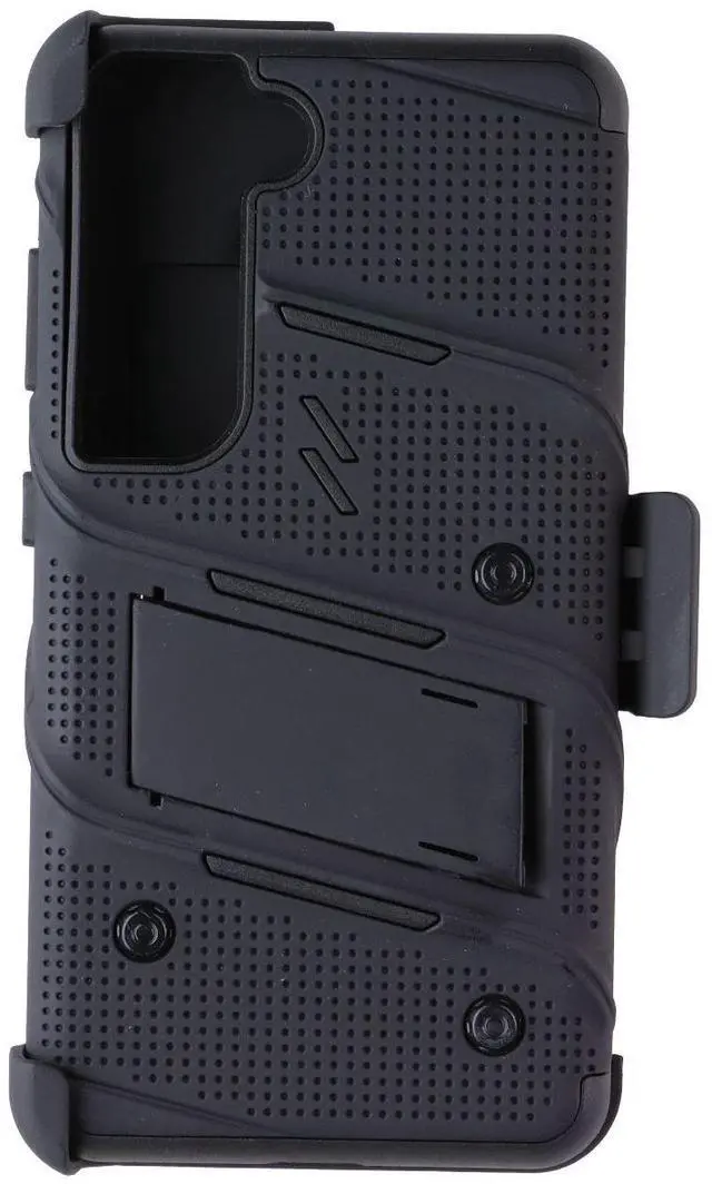 Alt view image 2 of 6 - ZIZO Bolt Bundle with Case/Holster/Glass for Samsung Galaxy S23 - Black