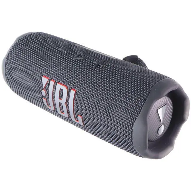 Alt view image 3 of 6 - JBL JBLFLIP7BLKAM Flip 7 IP68 Water-Resistant Portable Speaker - Black - AI Boost - Carabineer Included