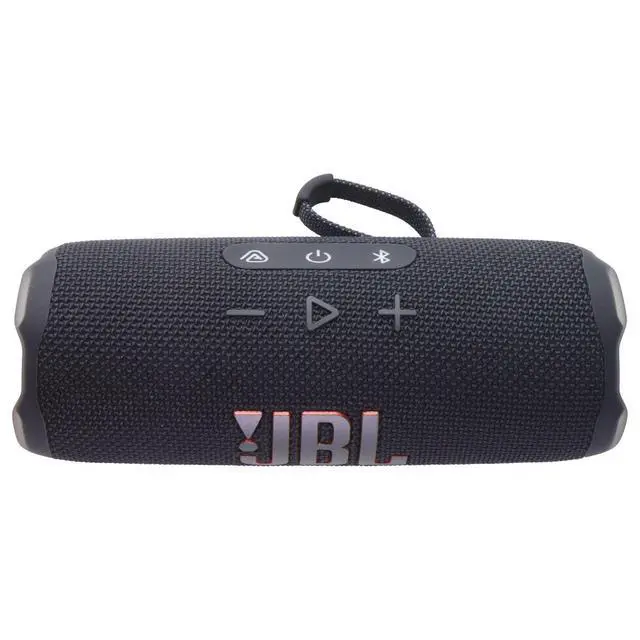 Alt view image 5 of 6 - JBL JBLFLIP7BLKAM Flip 7 IP68 Water-Resistant Portable Speaker - Black - AI Boost - Carabineer Included