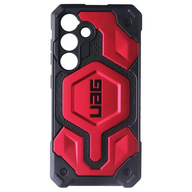 Alt view image 2 of 3 - Urban Armor Gear UAG Monarch Series Case for Samsung Galaxy S24 - Red/Black