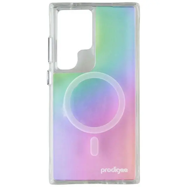 Alt view image 2 of 3 - Prodigee Glow Series Case for Samsung Galaxy S24 Ultra - Clear/Iridescent