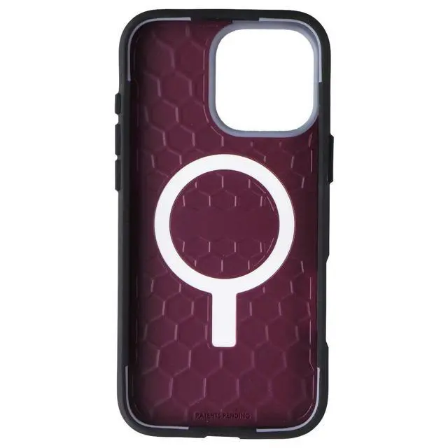 Alt view image 3 of 3 - Urban Armor Gear UAG Civilian Case for MagSafe for iPhone 16 Pro Max - Bordeaux