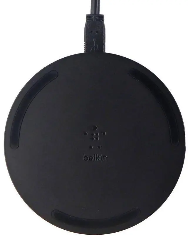 Alt view image 3 of 3 - Belkin BoostCharge 10W Fast Wireless Charger Pad - Black (WIA001ttBK)