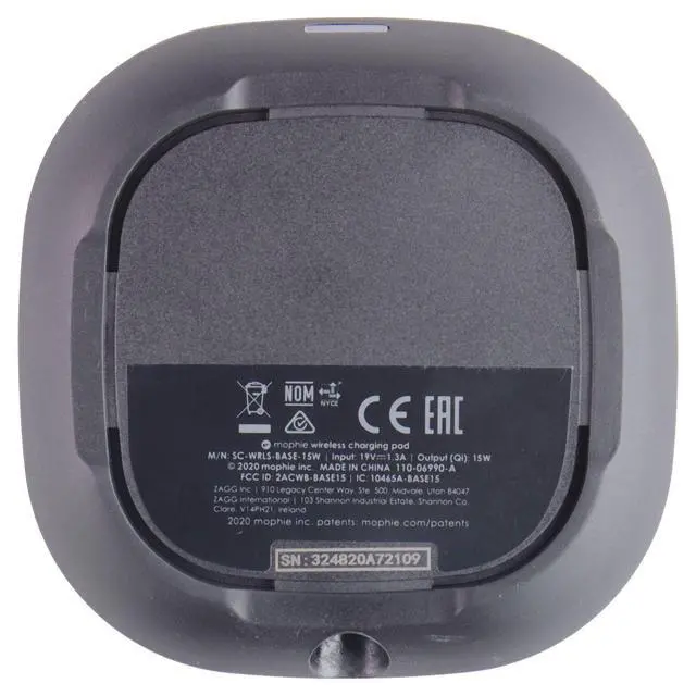 Alt view image 3 of 6 - Mophie (15W) Wireless Charging Pad for Qi Charging Devices (Gen 2) AU Plug ONLY*