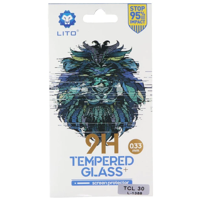 Alt view image 2 of 2 - LITO 9H (.33mm) Tempered Glass Screen Protector for TCL 30 (L-1388)