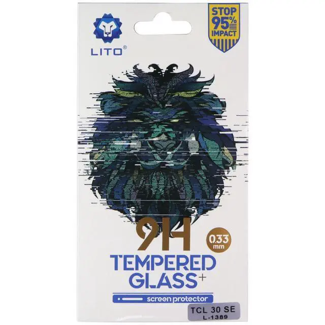 Alt view image 2 of 2 - LITO 9H (.33mm) Tempered Glass Screen Protector for TCL 30 SE (L-1389)