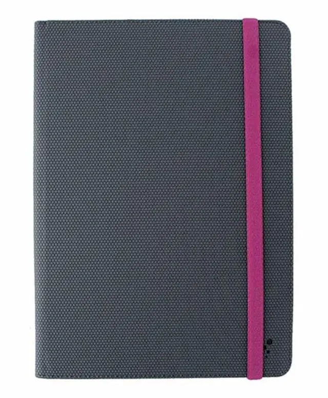 Main image of M-Edge Universal XL Folio Plus for 9-10 Inch Tablets - Gray/Pink