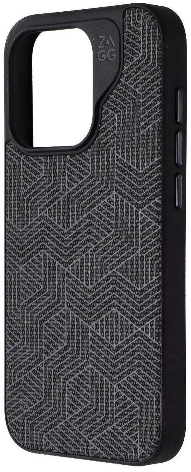 Main image of ZAGG London Snap Series Case for Apple iPhone 15 Pro - Black Geo