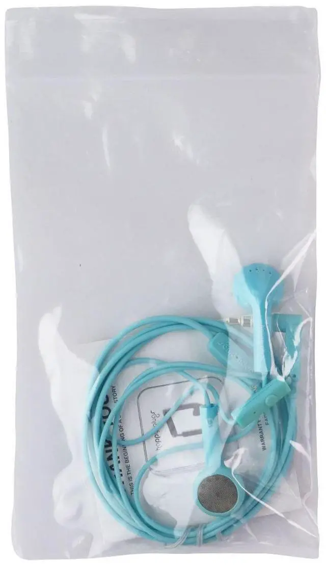 Main image of Happy Plugs Wired Earbud Headphones with Mic & Remote (7707) - Turquoise (Blue)
