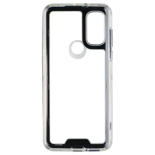 Alt view image 3 of 3 - MyBat Pro Lux Series Case For Motorola Moto G Pure - Black/Clear