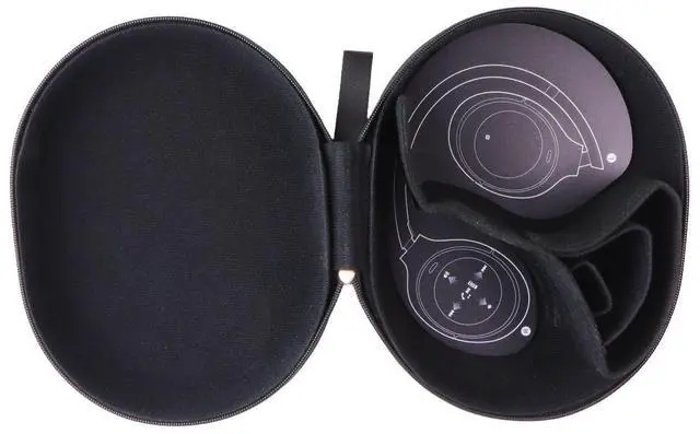 Alt view image 4 of 4 - Sony Headphone Carrying Case for Sony WH-1000XM4 - Black/Light Gray