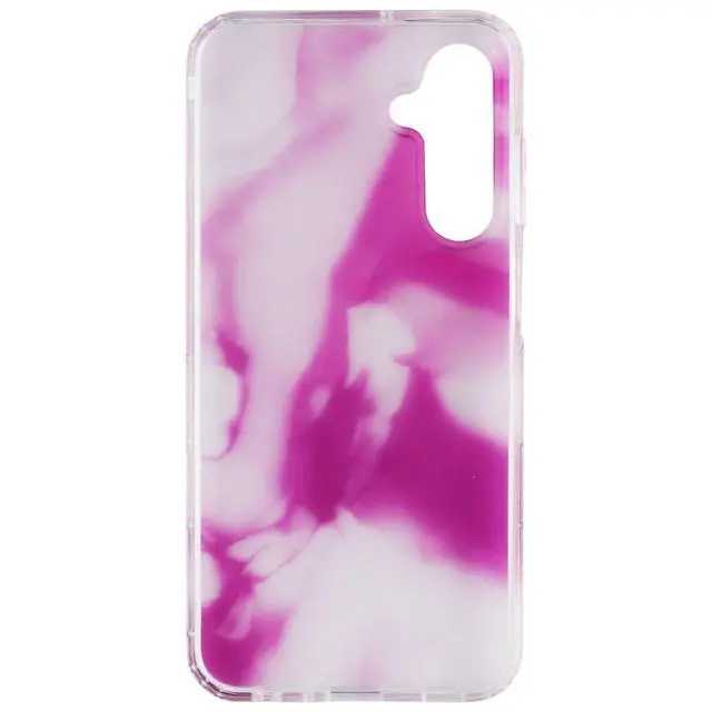 Alt view image 3 of 3 - Mybat Pro Mood Series Case for Samsung Galaxy A25 5G - Purple/Clear