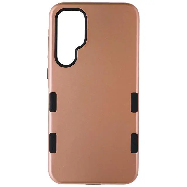 Alt view image 2 of 3 - Echelon Elevated Essentials Case for Samsung Galaxy A35 5G - Rose Gold/Black