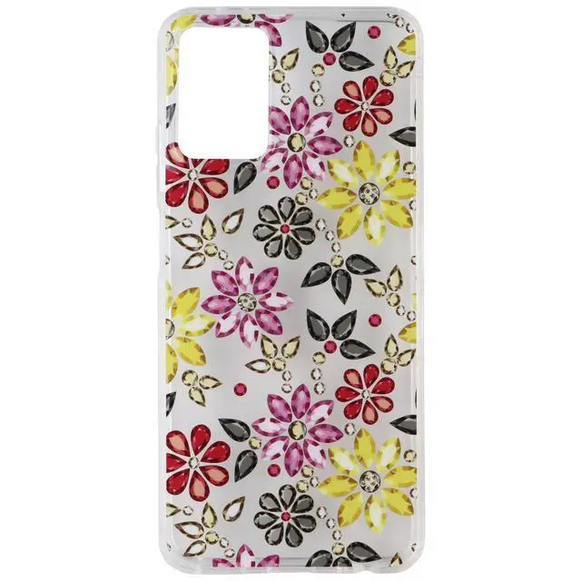 Alt view image 2 of 3 - MyBat Pro Mood Series Case for Motorola Moto G 5G (2024) - Bedazzle/Flowers