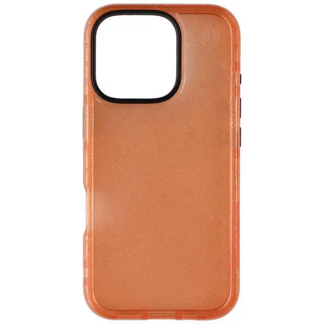 Alt view image 2 of 3 - CellHelmet Altitude X Series Case for Apple iPhone 16 Pro - Peach Fuzz Sparkle
