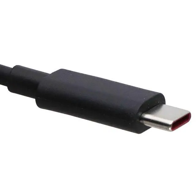 Alt view image 2 of 3 - Motorola (3.3-Foot) USB-C to USB-C Cable with Red Connectors (SC18E08103)