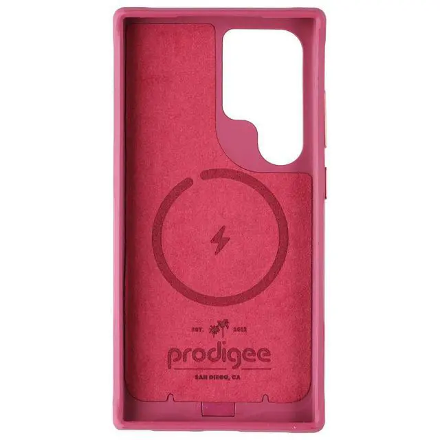 Alt view image 3 of 3 - Prodigee Balance Series MagSafe Case for Samsung Galaxy S24 Ultra - Burgundy