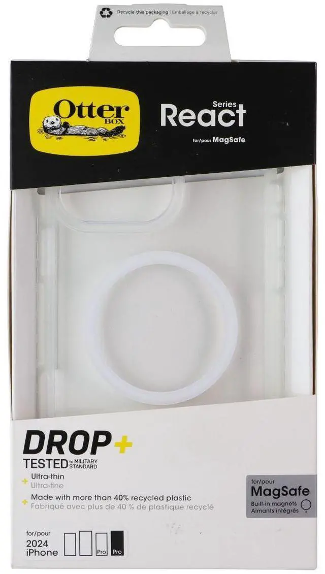 Main image of OtterBox React Series Case for MagSafe for Apple iPhone 16 Pro Max - Clear