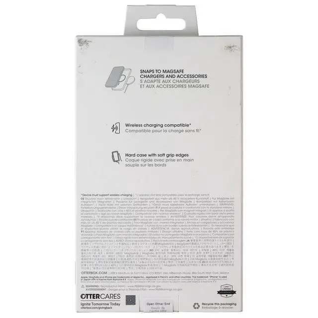 Alt view image 2 of 2 - OtterBox React Series Case for MagSafe for Apple iPhone 16 Pro Max - Clear