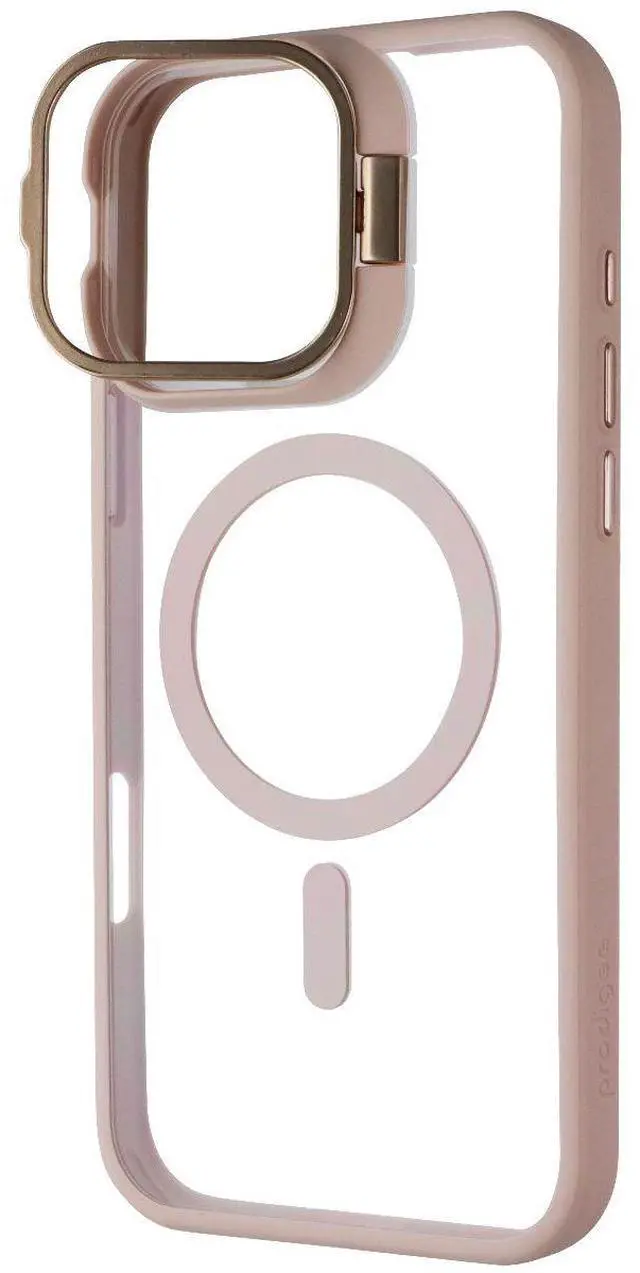 Main image of Prodigee Kickit Series MagSafe Case for Apple iPhone 16 Pro Max - Rose/Clear